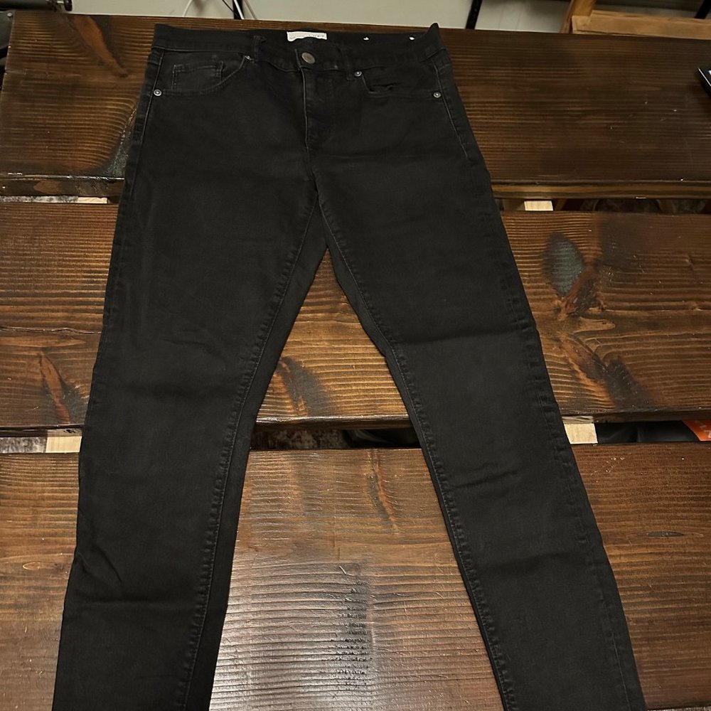 Loft - Modern Skinny  Black Pants - Women's Size 6 (28)
